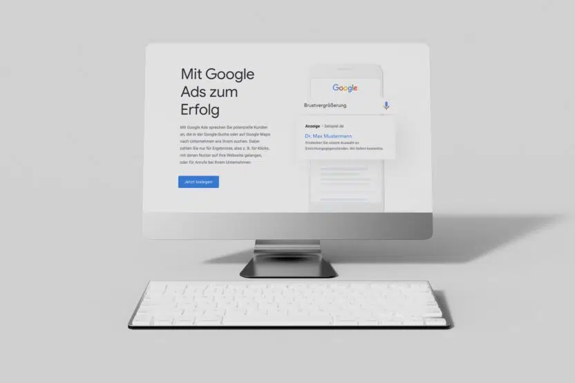 Effektive und klickstarke Google Werbeanzeigen für die Ärzte Werbung