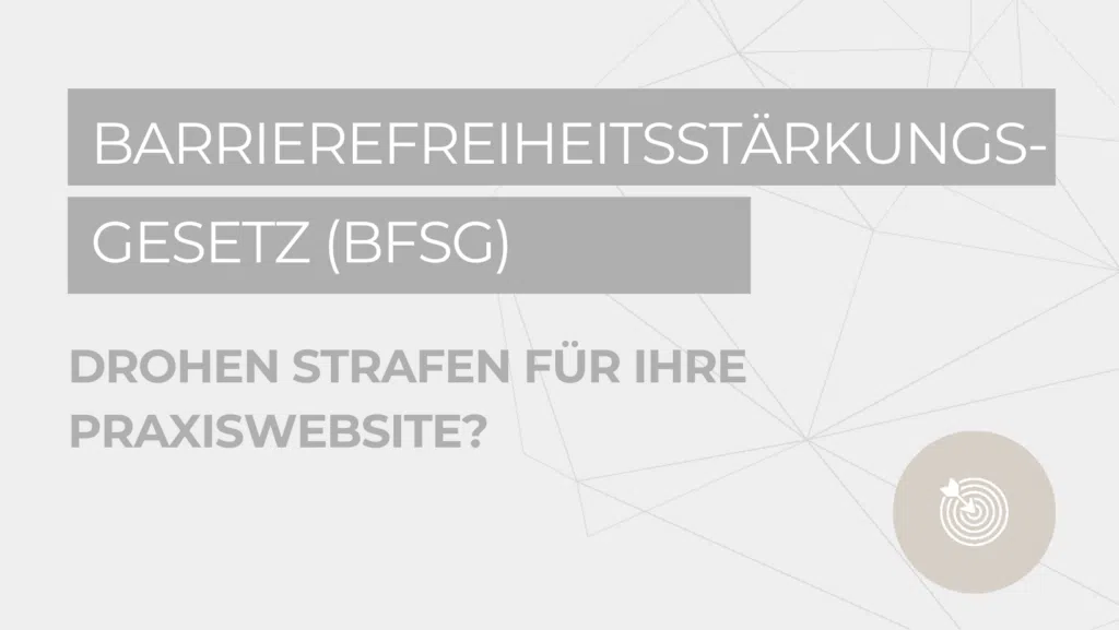 Werden Praxiswebsite bald abgestraft, weil Sie nicht barrierefrei sind?