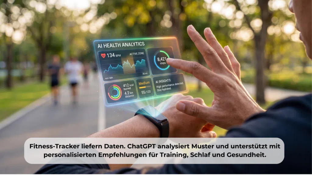 ChatGPT Health analysiert Fitnessdaten aus Wearables und unterstützt personalisierte Gesundheitsempfehlungen.